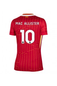 Liverpool Alexis Mac Allister #10 Voetbaltruitje Thuis tenue Dames 2024-25 Korte Mouw